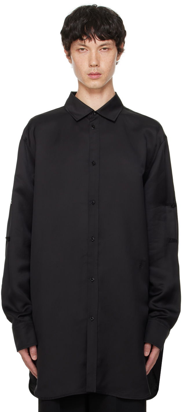 Риза Jil Sander P.M. Shirt Черно | J24DL0012_J65014