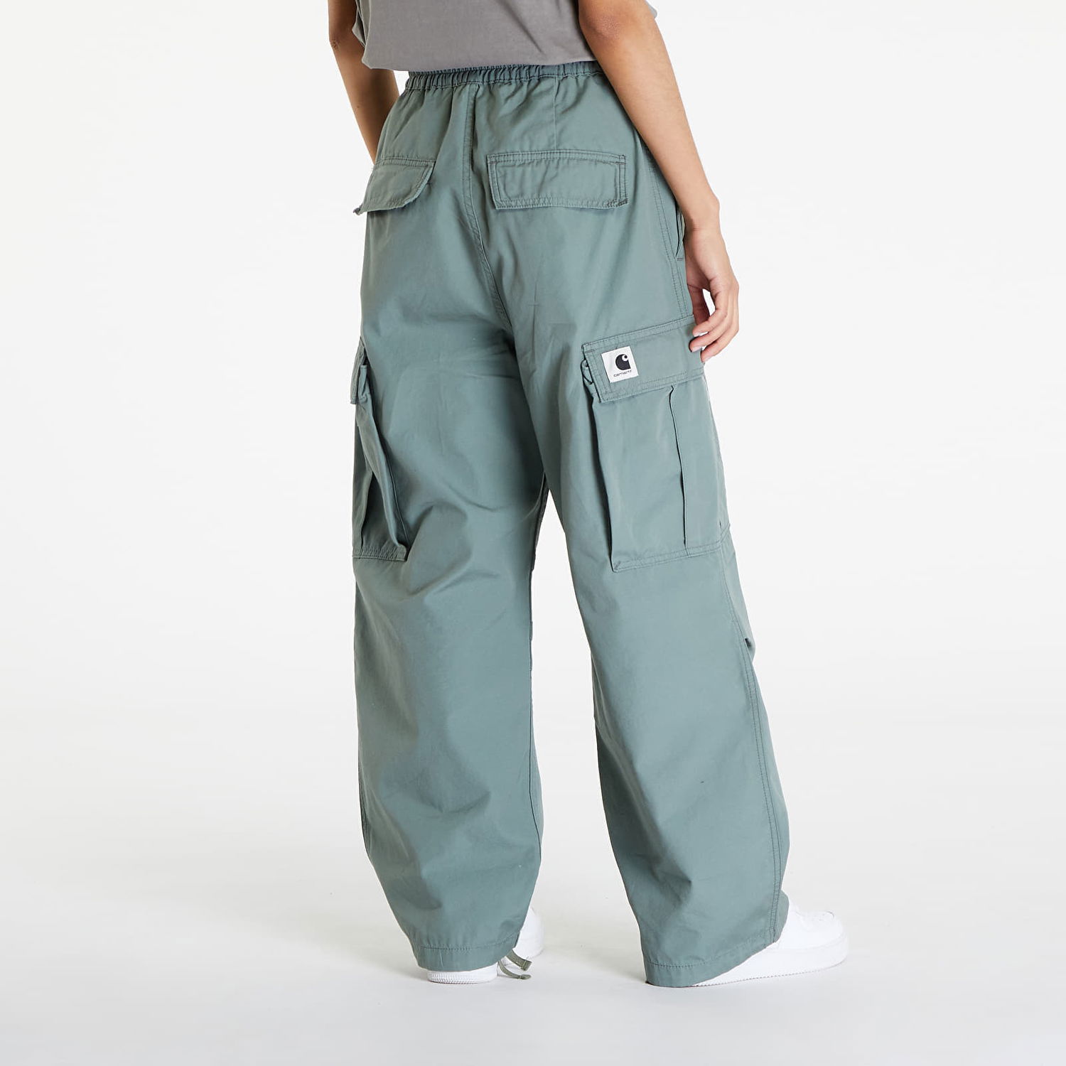 Карго панталони Carhartt WIP Jet Cargo Pant Park Rinsed Синьо | I032260.1YF02, 1