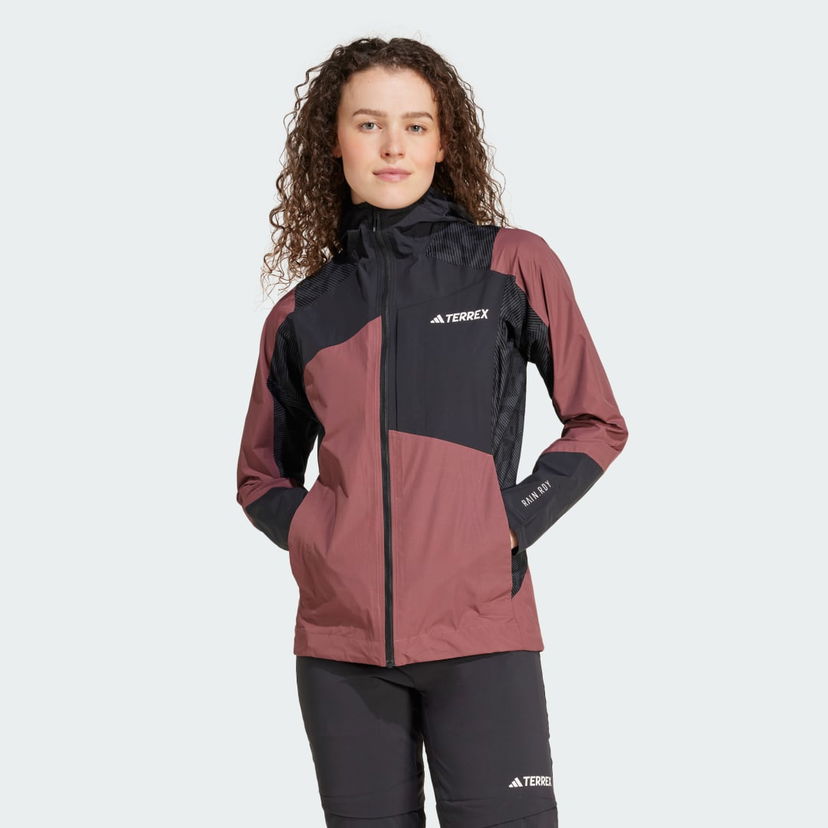 Яке adidas Performance Xperior Hybrid RAIN.RDY Jacket Лилаво | IX1576