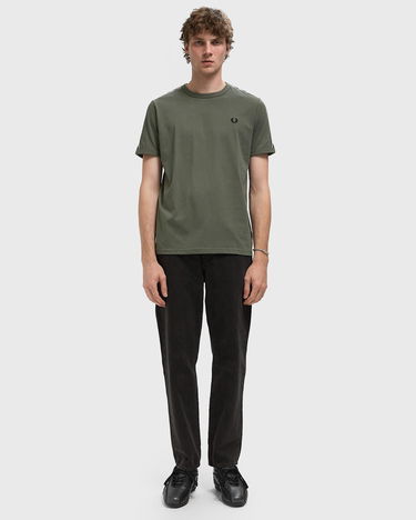 Тениска Fred Perry Contrast Taping T-Shirt Зелено | M4613-Z50, 1