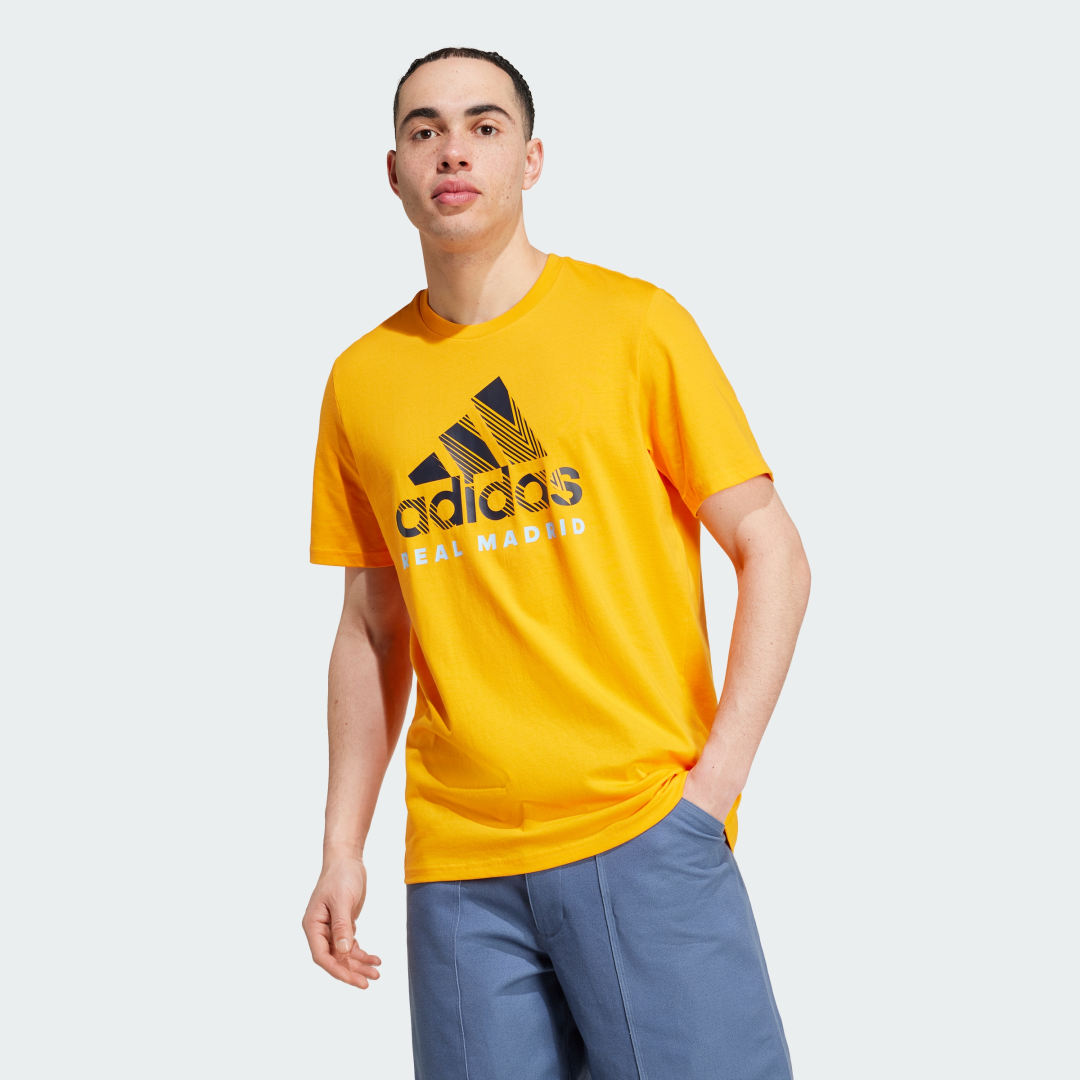 Тениска adidas Performance Real Madrid Seasonal Graphic Жълто | IT3767, 0