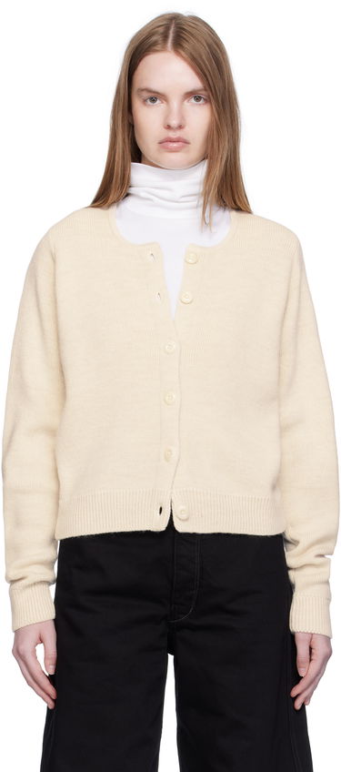 Пуловер LEMAIRE Lemaire Alpaca Cropped Cardigan Бежово | TO1411 LK1028, 0