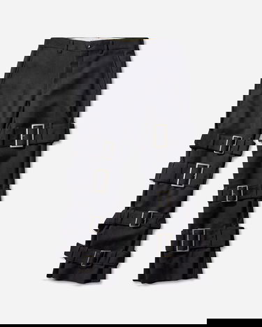 Панталони Comme des Garçons Multi-Buckle Trousers Черно | PP-P009-W25 1, 0