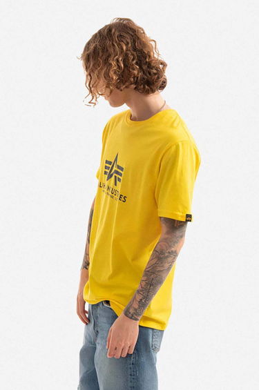 Тениска Alpha Industries Alpha Industries Basic T-Shirt Жълто | 100501.465, 5