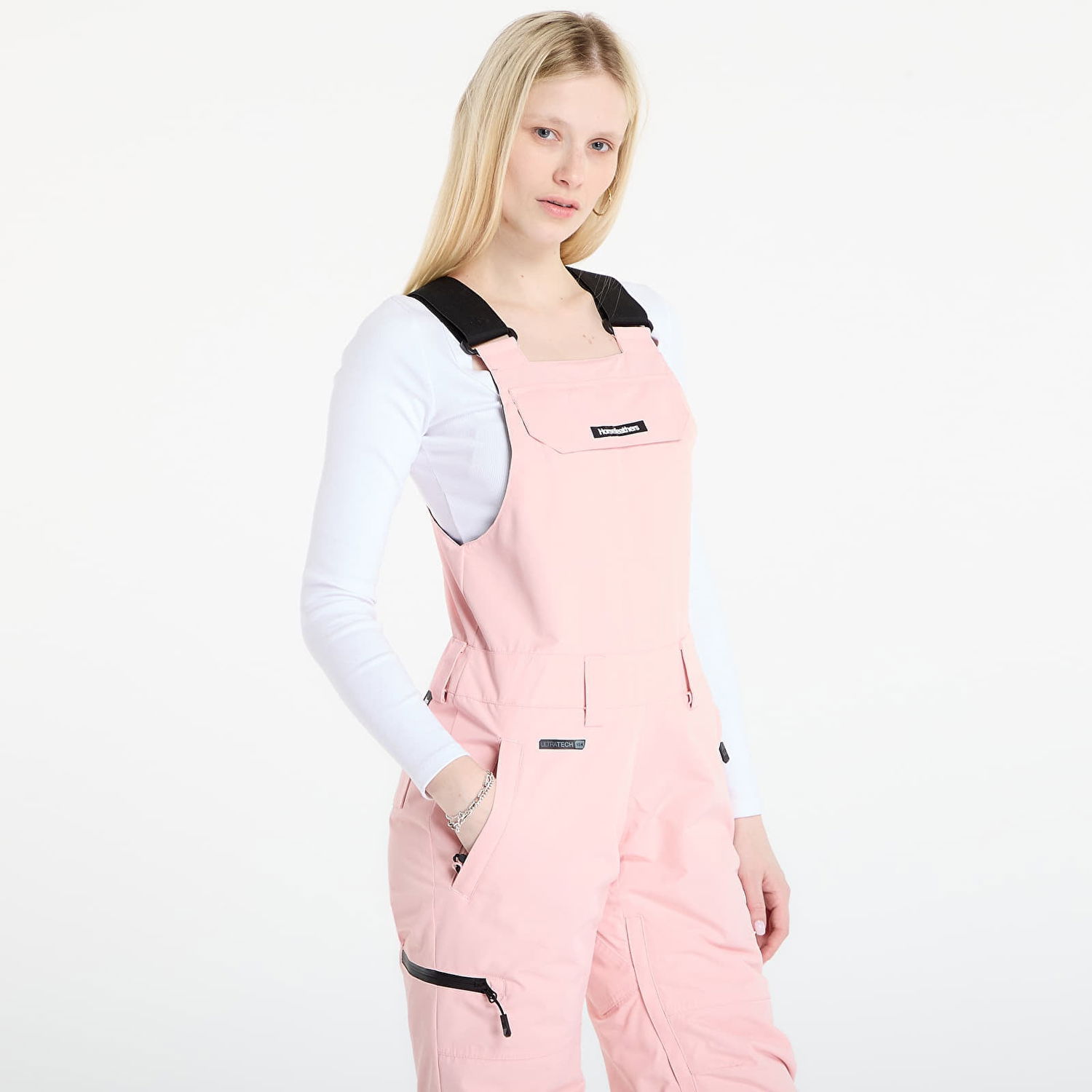 Панталони Horsefeathers Tilda Bib Pants Розово | OW234C, 1