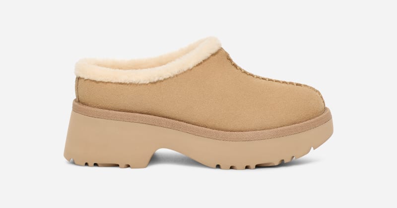 Кецове и обувки UGG New Heights Cozy Clog W Бежово | 1162510-MDSD, 0