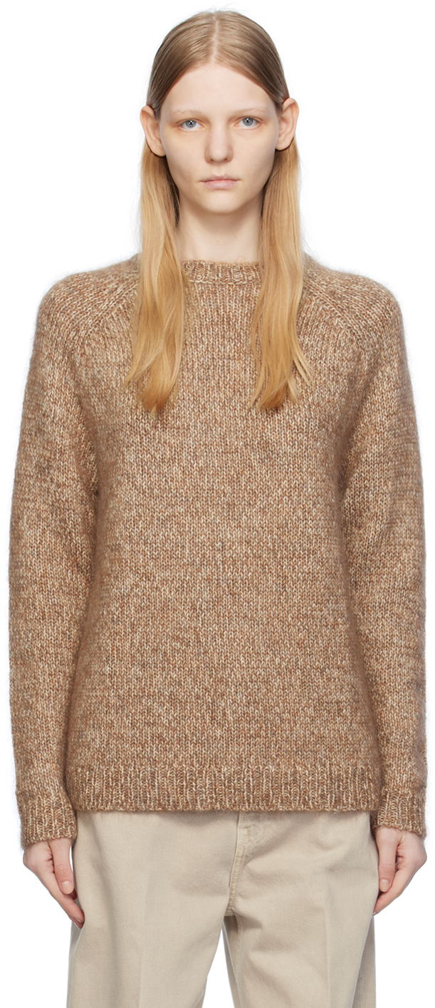 Пуловер TOTEME Raglan Knit Sweater Кафяво | 234-WRTWTP224-YA0015, 0