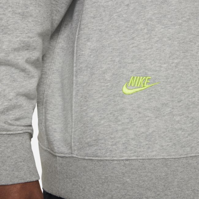 Суитчър Nike Essentials+ French Terry Crew Сиво | DJ6914-063, 1