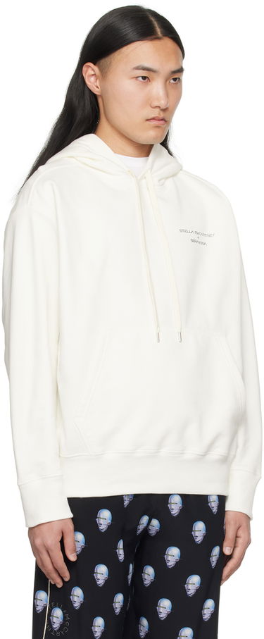 Суитчър Stella McCartney Stella McCartney Printed Hoodie Бяло | 6018463SPY76, 1