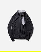 Howe Long-Sleeve Jersey with Striped Placket Detail