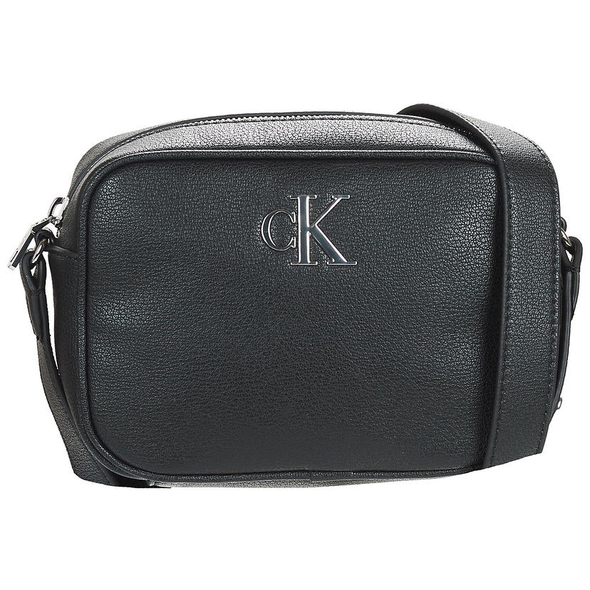 Чанта през рамо CALVIN KLEIN Jeans MINIMAL MONOGRAM CAMERA Сиво | K60K610683-BDS