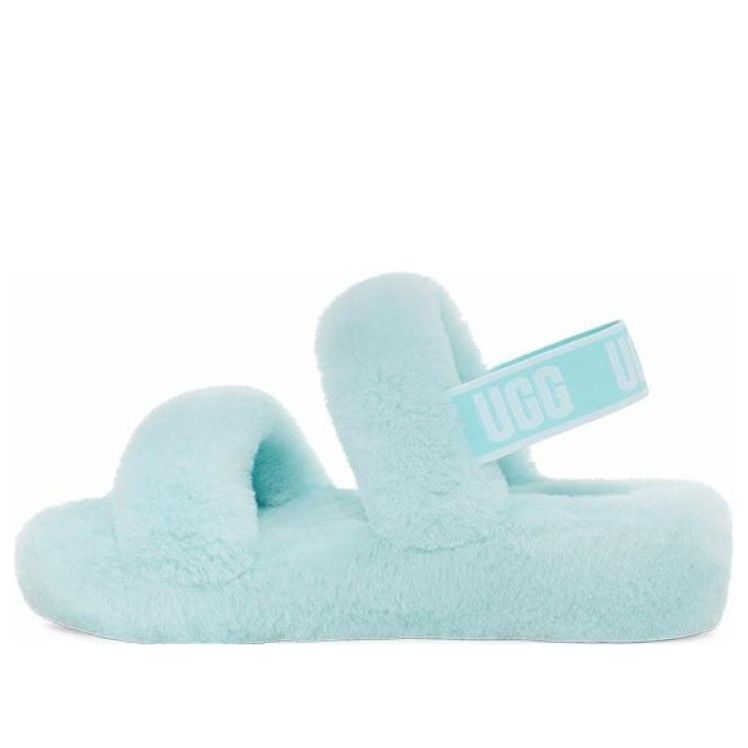 Кецове и обувки UGG Oh Yeah Slides Тюркоазено | 1107953-SKY