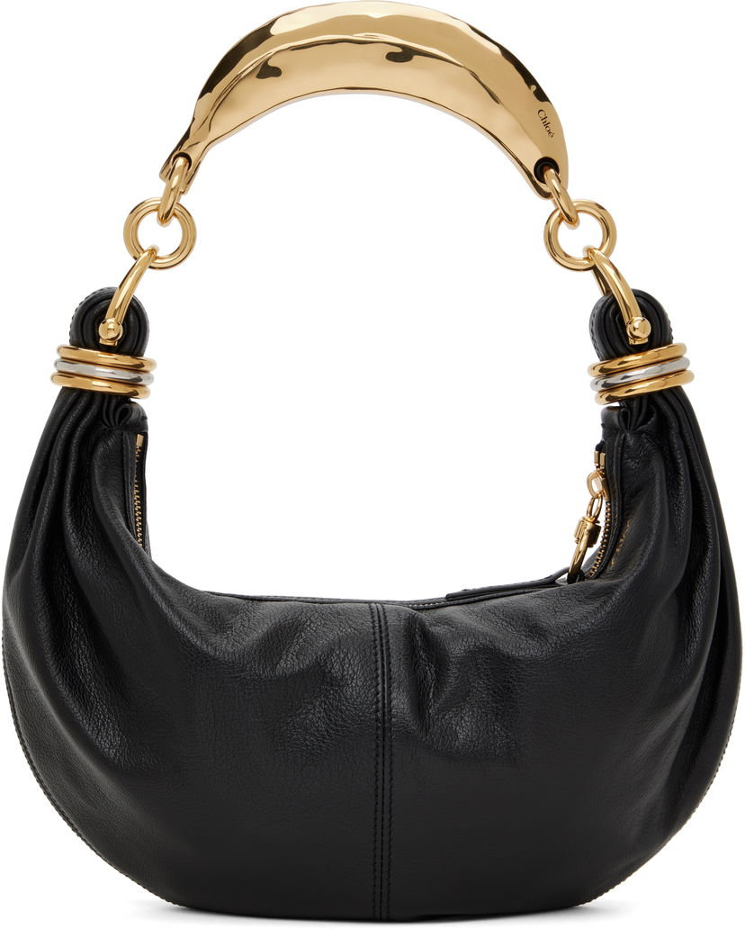 Дамска чанта CHLOÉ Small Leather Shoulder Bag Черно | CHC24WS614O37