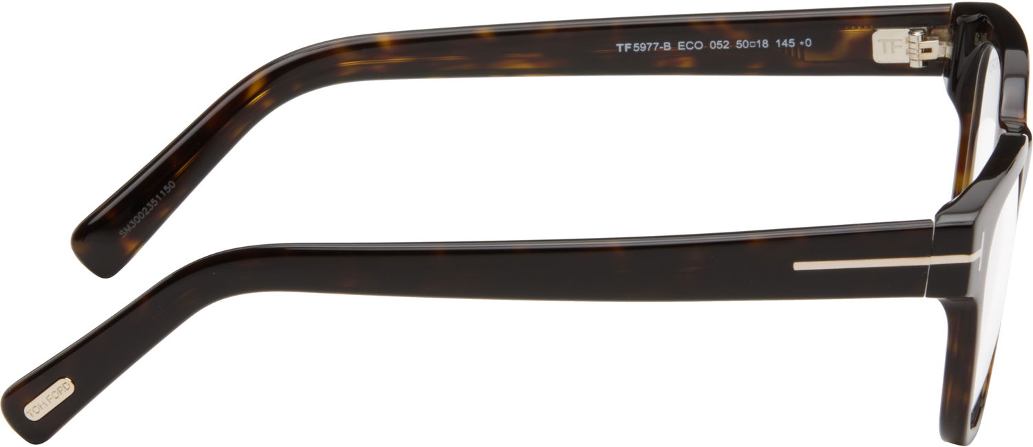Слънчеви очила Tom Ford Tom Ford Square Blue Block Glasses Кафяво | FT5977-B_50052, 1