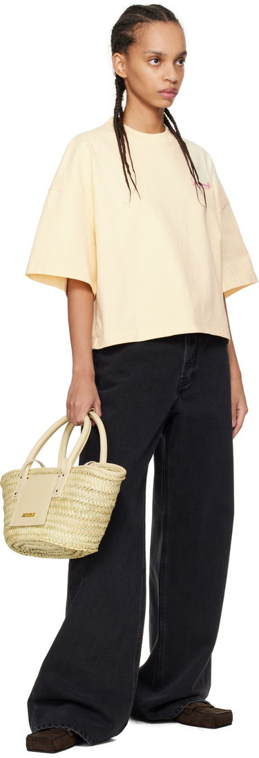 Голяма пазарска чанта Jacquemus 'Le Petit Panier Soli' Tote Bag Бежово | 23E223BA044-3060, 3