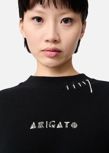 Суитчър AXEL ARIGATO Crewneck Loops Sweatshirt Черно | A3438001, 5