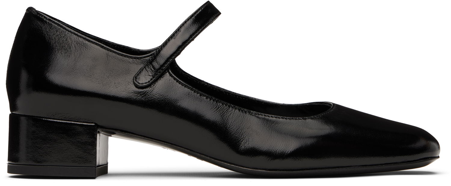Кецове и обувки BY FAR BY FAR Ginny Mary Jane Heels Черно | MWFHC002LL032BK001PL, 0