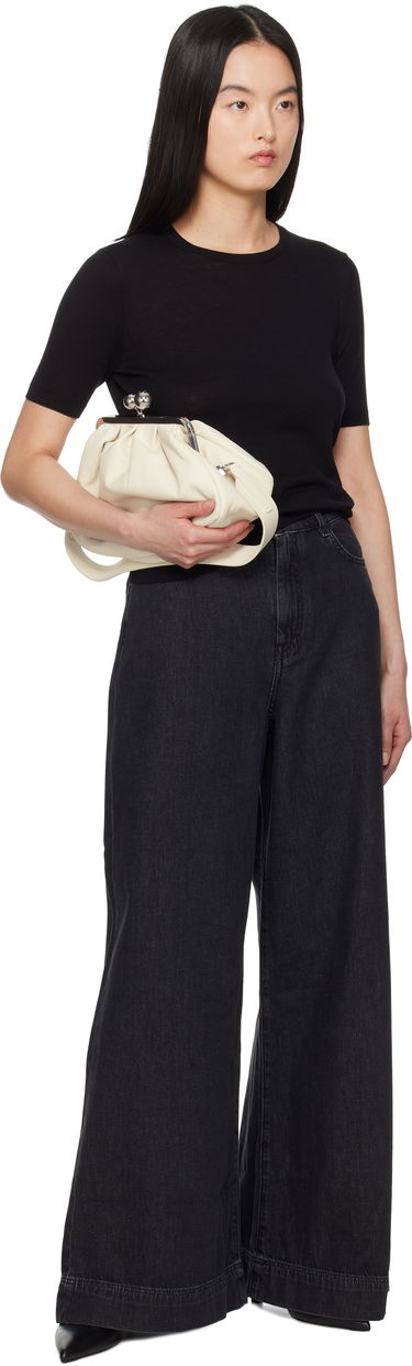 Пуловер Max Mara Weekend Max Mara Zibetto Knit T-Shirt Черно | 2515361041600, 3