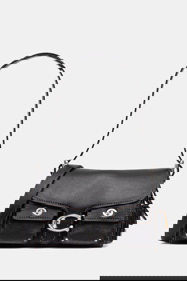 Чанта през рамо Coach Coach Cargo Turnlock Soft Tabby Shoulder Bag Черно | CU124, 0