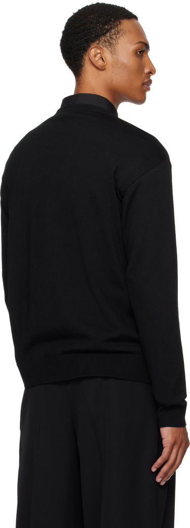 Пуловер Moschino Moschino Teddy Intarsia Wool Sweater Черно | 252ZZ092952002555, 2