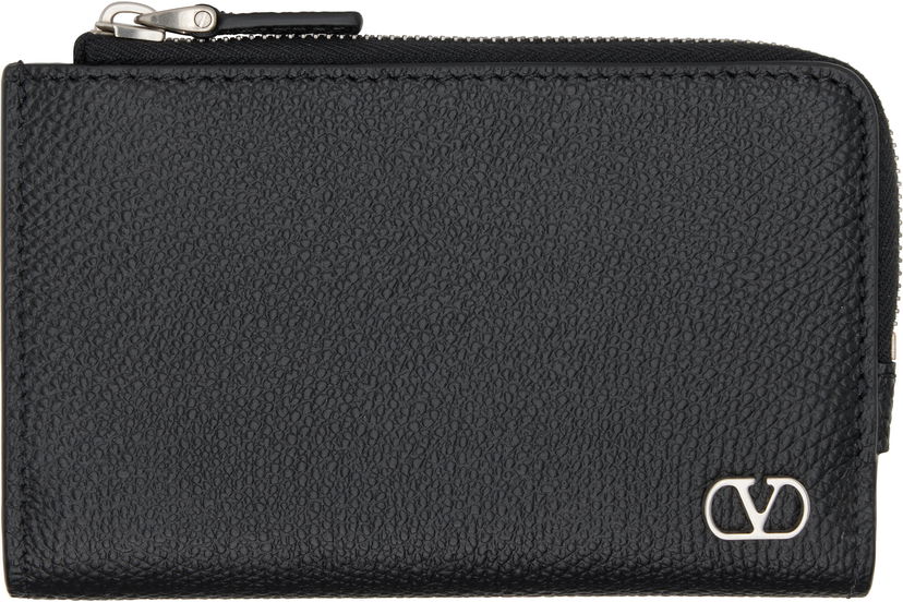 Портфейл Valentino Valentino Garavani VLogo Signature Compact Wallet Черно | 7Y2P0AP7UAG