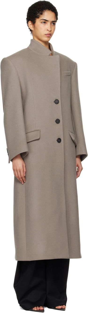 Палта The Attico Attico Long Coat Сиво | 250WCC00081 WWV058AA, 1