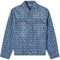 Риза Valentino Men's Icon Denim Jacket Blue Синьо | 4V3DC03E9WE-558, 1