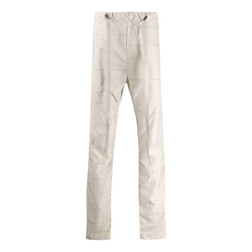 Панталони Fear of God Fear of God Logo Print Track Trousers Бежово | FOG-SS20-114