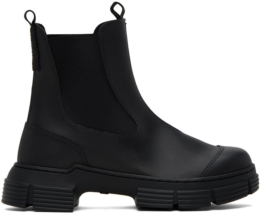 Кецове и обувки GANNI GANNI City Chelsea Boots Черно | S2174, 0
