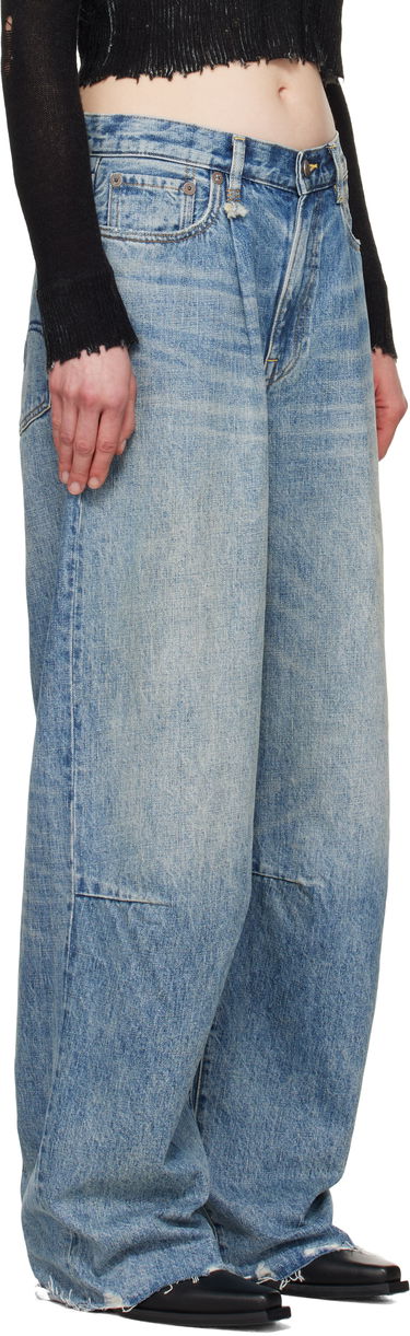 Дънки R13 R13 Wayne Articulated Knee Jeans Синьо | R13WD146-D149C, 1