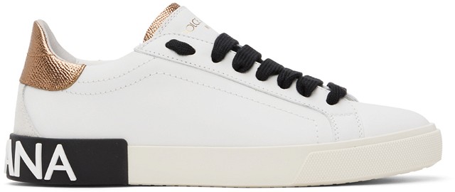 White Portofino Vintage Sneakers