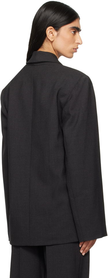Яке Loulou de Saison Loulou de Saison Sancia Double-Breasted Blazer Черно | SANCIA, 2