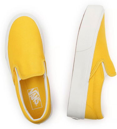 Кецове и обувки Vans Classic Slip-On Platform W Жълто | vn0a5kxbb101, 2