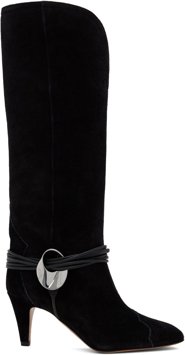 Isabel Marant Lestany Suede Kitten Heel Boots