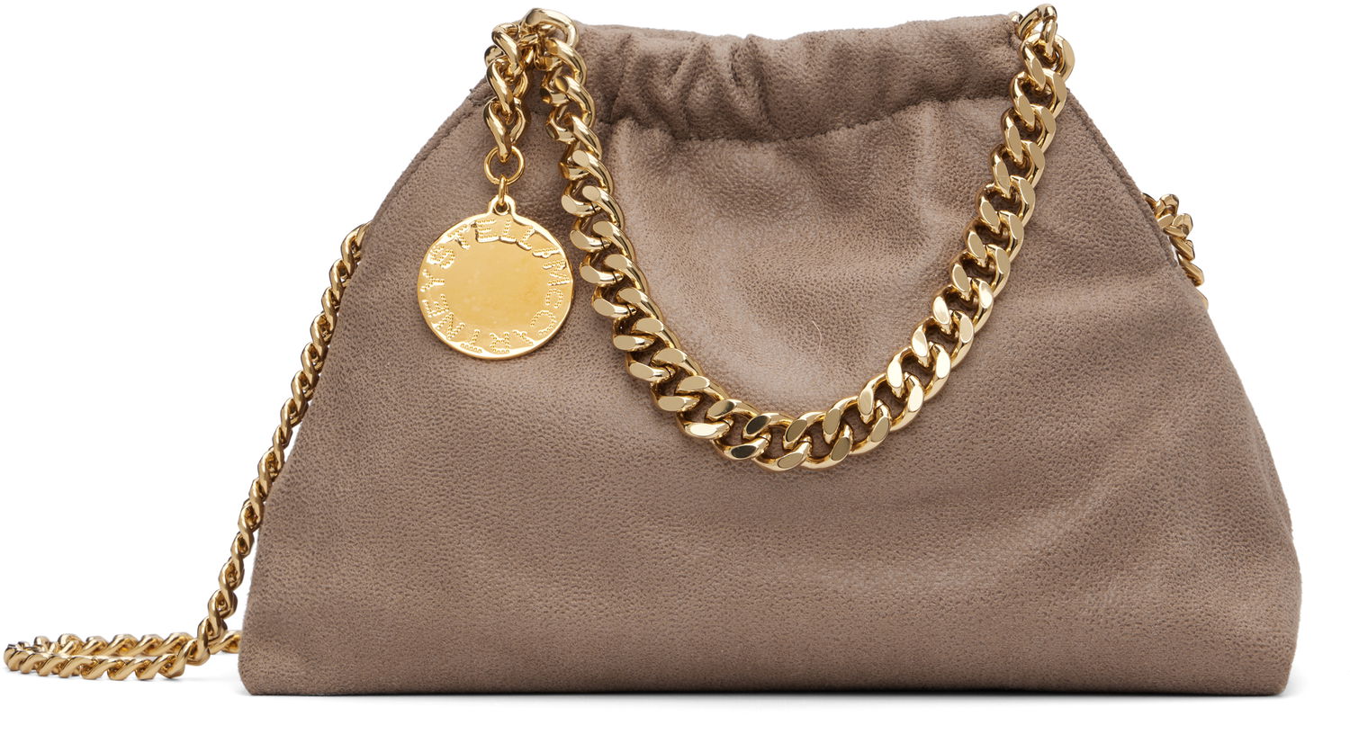Дамска чанта Stella McCartney Stella McCartney Falabella Mini Drawstring Bag Бежово | 7B0144W9355, 0