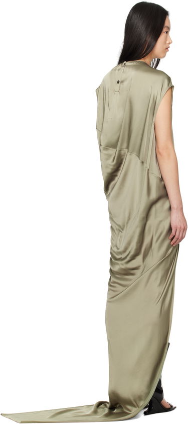Pокля Rick Owens Rick Owens Hollywood Edfu Maxi Dress Зелено | RP01E7505 SCH, 2