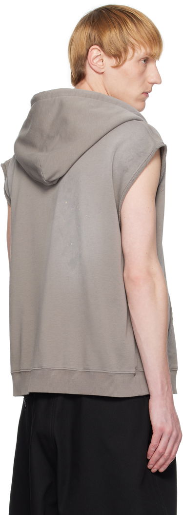 Суитчър Maison Margiela MM6 Maison Margiela Paint Splatter Sleeveless Hoodie Сиво | SH2HG0005 M25013, 2