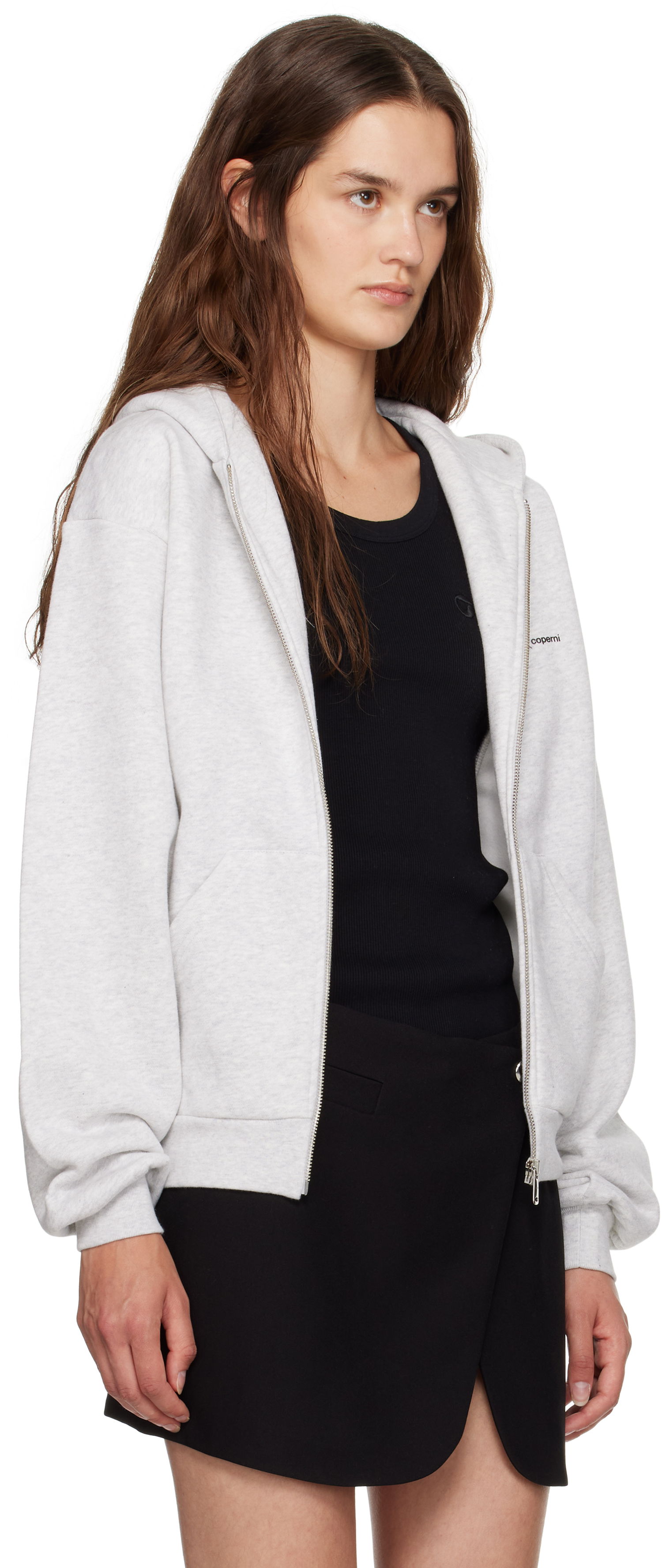 Суитчър Coperni Disney Crown Zip Up Hoodie Сиво | DJS163F5035, 1
