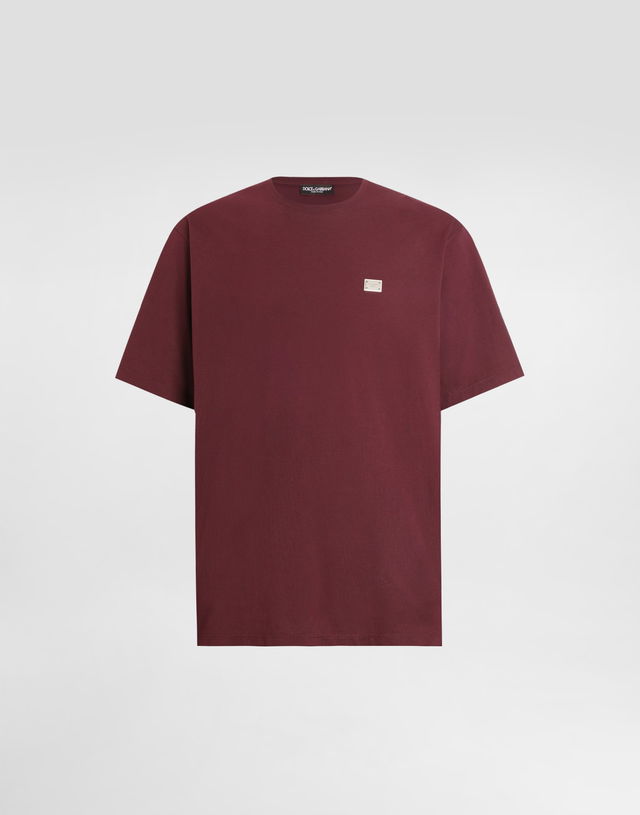 Dolce & Gabbana Cotton T-Shirt with Logo Tag
