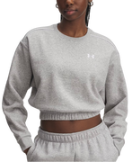Cropped Rival Fleece Piped Crew Sweatshirt