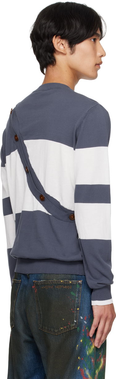Пуловер Vivienne Westwood Vivienne Westwood Ollie Striped Cardigan Тъмно синьо | 2701002H-Y003F-, 2