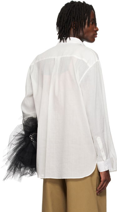 Риза Simone Rocha Simone Rocha Carnation Print Easy Shirt Бяло | 5185P31A 1210, 2