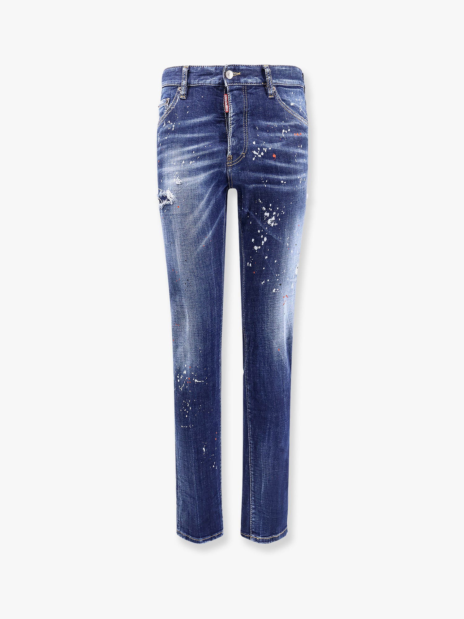 Дънки DSQUARED2 Slim-Fit Paint Splatter Jeans Синьо | S74LB1658S30664470, 0