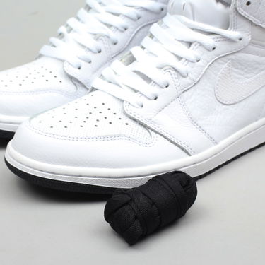 Кецове и обувки Jordan Air Jordan 1 Retro High OG "White Perforated" Бяло | 555088-100, 5
