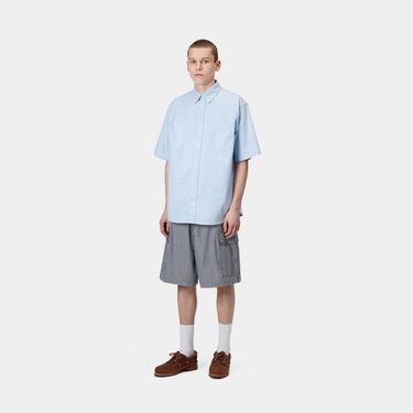 Къси панталони Carhartt WIP Carhartt WIP Notus Striped Cargo Shorts Тъмно синьо | I034518_7, 3