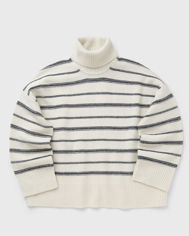 Пуловер Samsoe Samsoe Striped Turtleneck Sweater Бяло | F25300177-CLR002299, 0