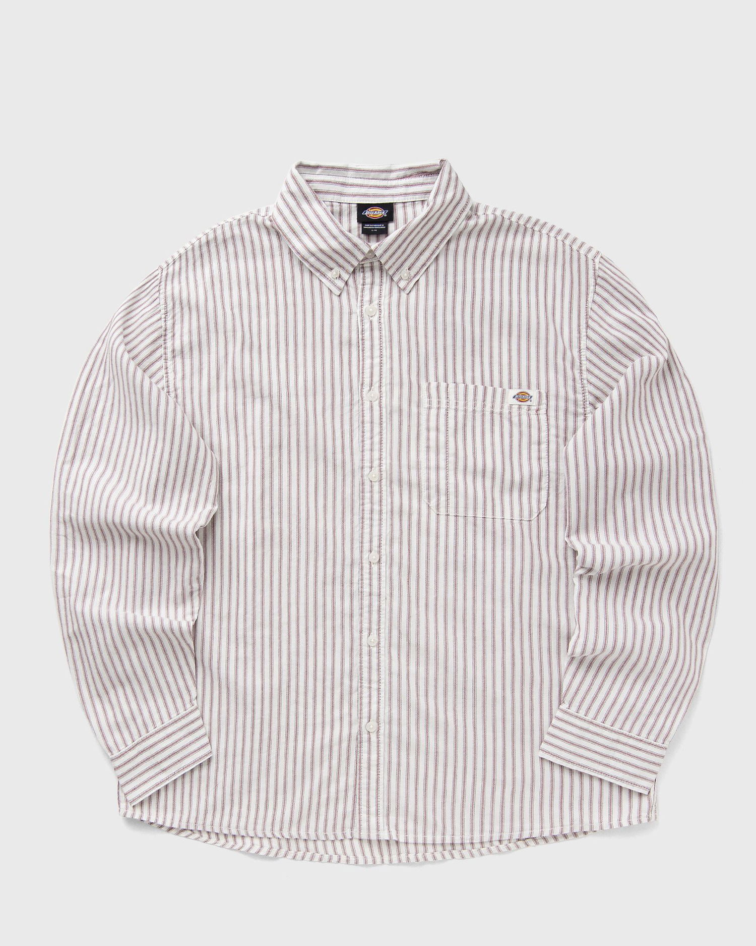 Риза Dickies Gallatin Striped Long Sleeve Shirt Бяло | DK0A87PYC481, 1