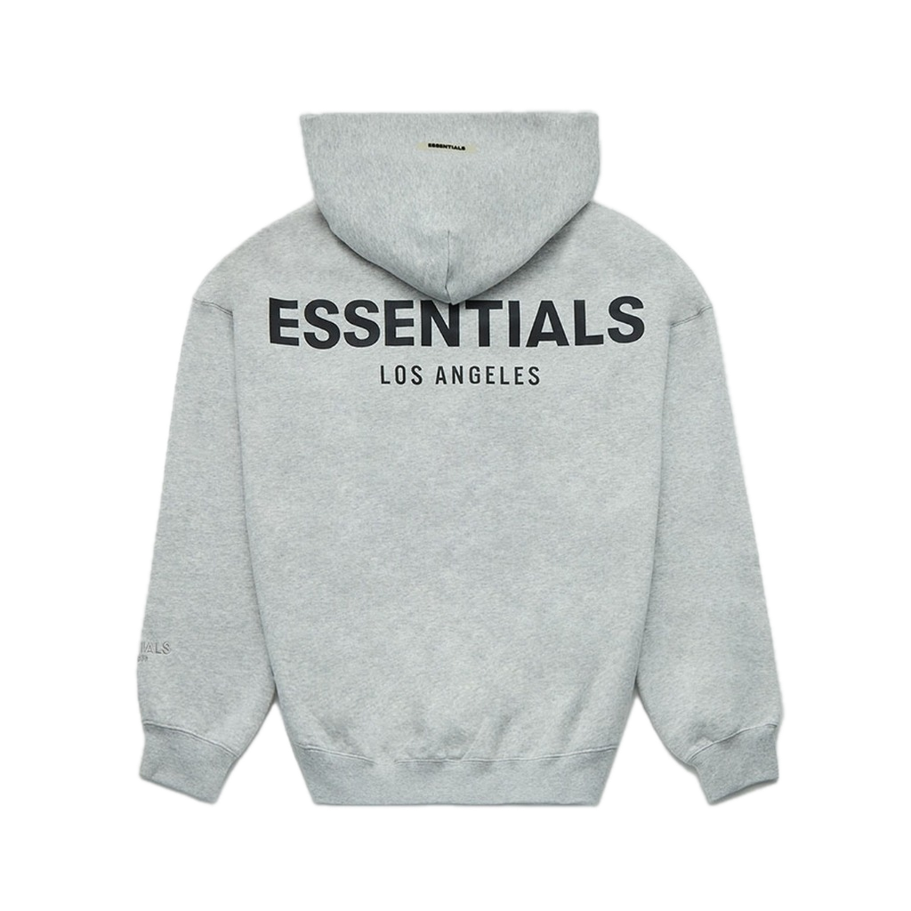 Суитчър Fear of God Fear of God Essentials Los Angeles Hoodie Сиво | FOG-FW19-124, 0