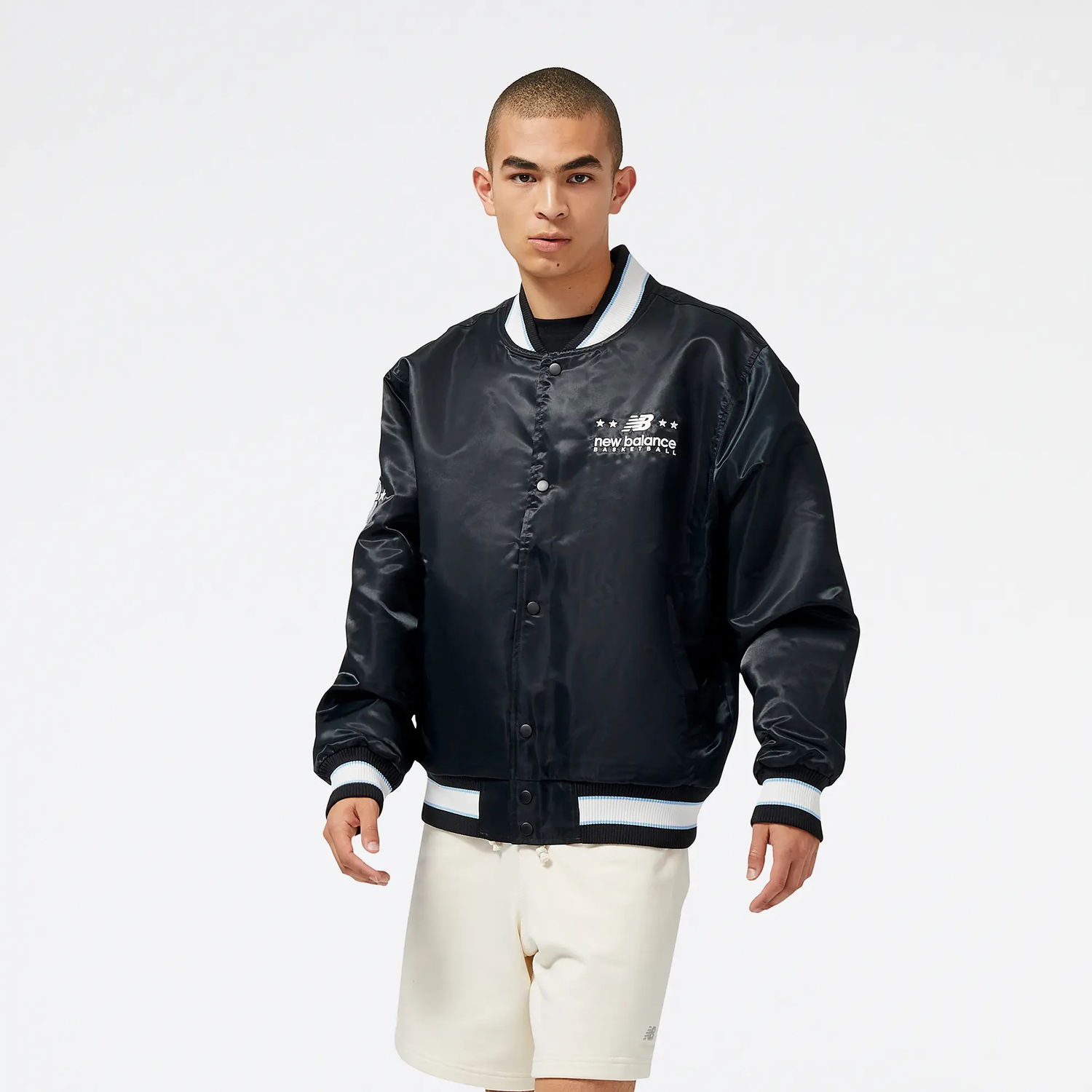 Яке New Balance Hoops Invitational Jacket Черно | MJ31580_BK, 0