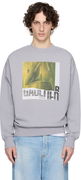 Jean Paul Gaultier Printed Cotton Crew Sweatshirt